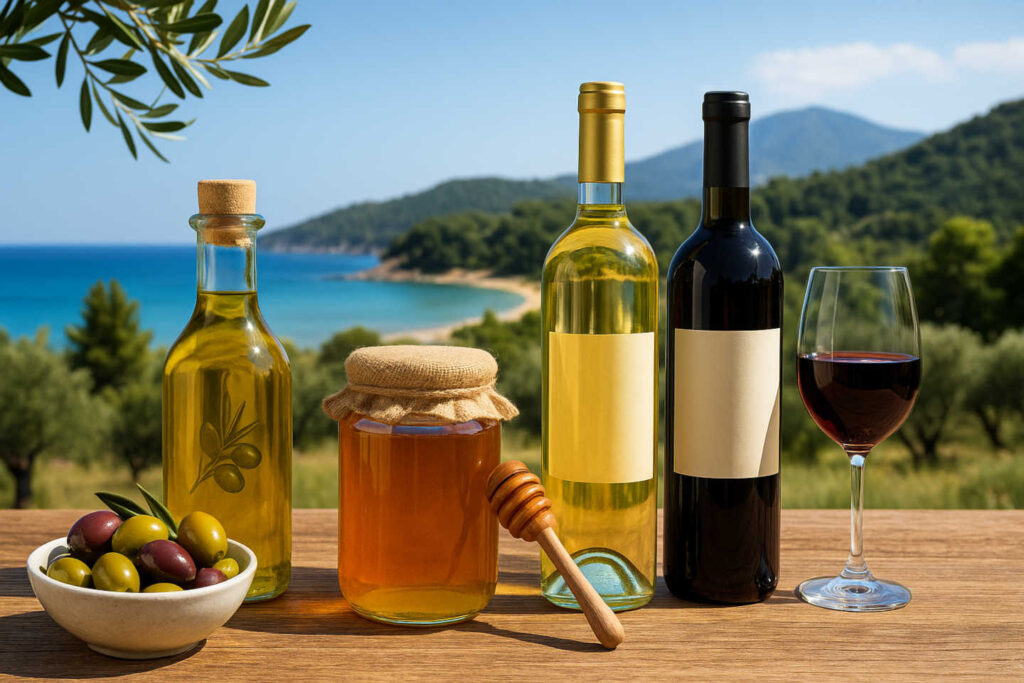 Griechische Produkte, Feinkost Spezialitäten aus Griechenland